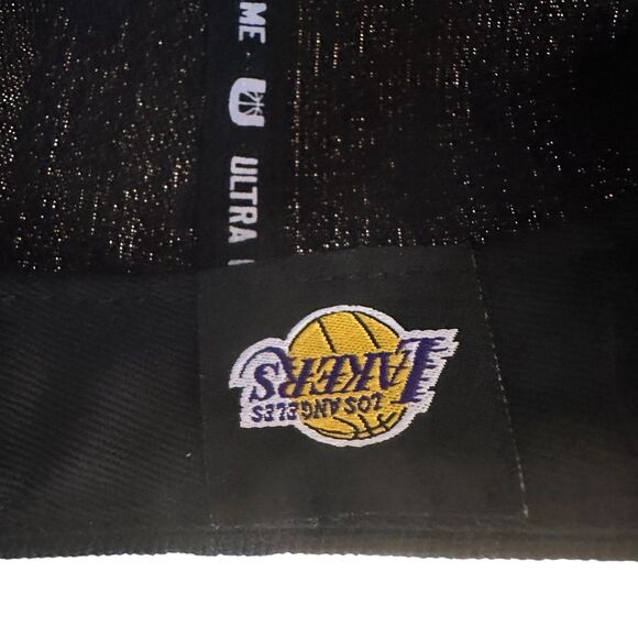 Official Los Angeles Lakers ULTRA GAME Snapback Hat Men's Black OSFM NEW - Picture 6 of 8